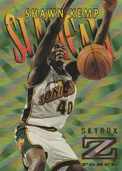 1996-97 SkyBox Z-Force #SC6 Slam Cam Shawn Kemp