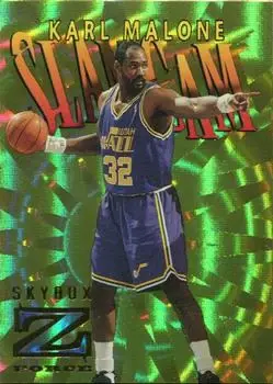 1996-97 SkyBox Z-Force #SC7 Slam Cam Karl Malone