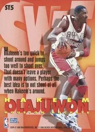Hakeem Olajuwon Rückseite