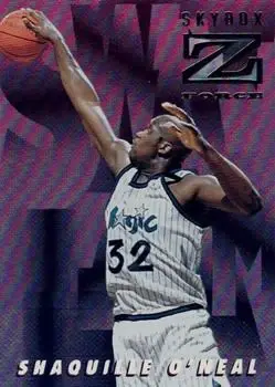 1996-97 SkyBox Z-Force #ST6 Swat Team Shaquille O'Neal
