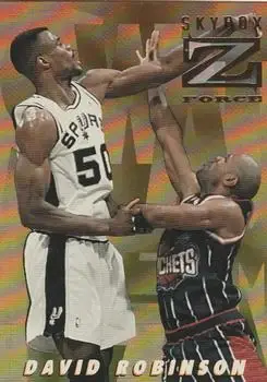 1996-97 SkyBox Z-Force #ST7 Swat Team David Robinson