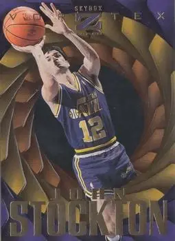 1996-97 SkyBox Z-Force #Vortex/14 Vortex John Stockton