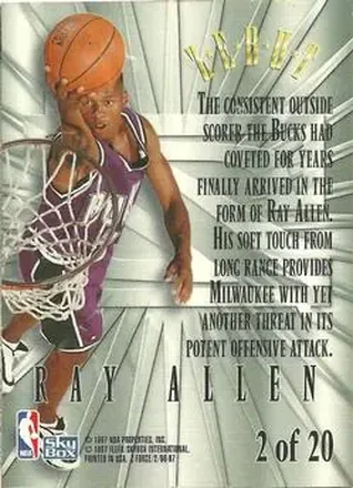 Ray Allen Rückseite
