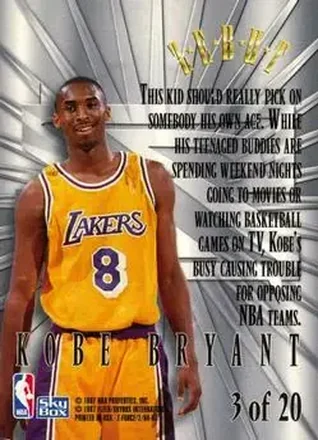 Kobe Bryant Rückseite