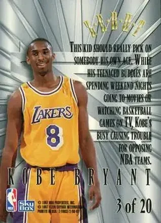 Kobe Bryant Rückseite