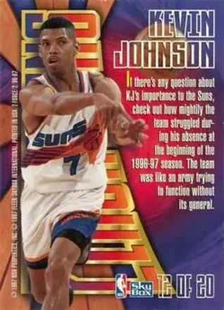 Achterkant van Kevin Johnson