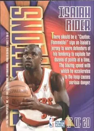 Reverso de Isaiah Rider