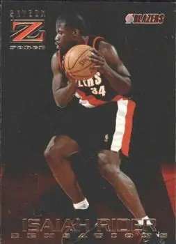 1996-97 SkyBox Z-Force #17 Zensations Isaiah Rider