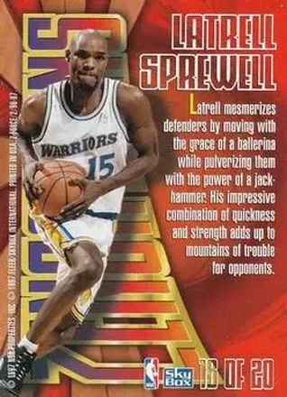 Latrell Sprewell Rückseite