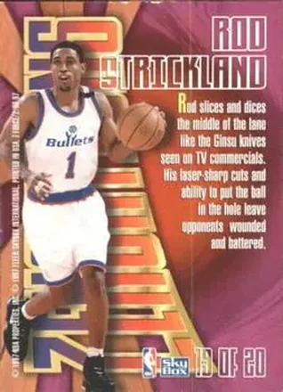 Rod Strickland Rückseite