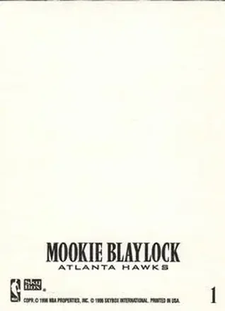 Mookie Blaylock 背面
