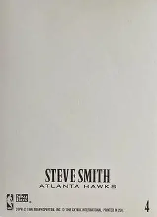 Steve Smith Rückseite
