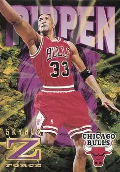 1996-97 SkyBox Z-Force #13 Z-Cling Scottie Pippen