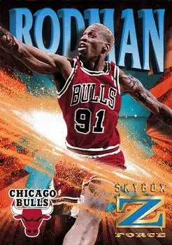 1996-97 SkyBox Z-Force #14 Z-Cling Dennis Rodman
