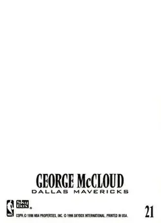 George McCloud 뒷면