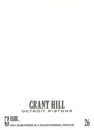 Tył: Grant Hill