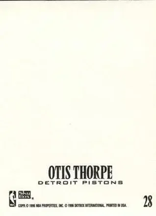 Otis Thorpe Rückseite