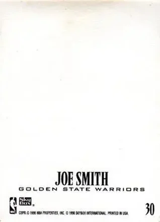 Joe Smith Rückseite