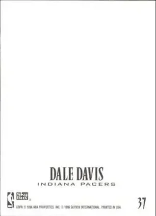 Verso de Dale Davis