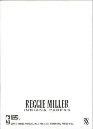 Tył: Reggie Miller