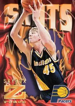 1996-97 SkyBox Z-Force #39 Z-Cling Rik Smits