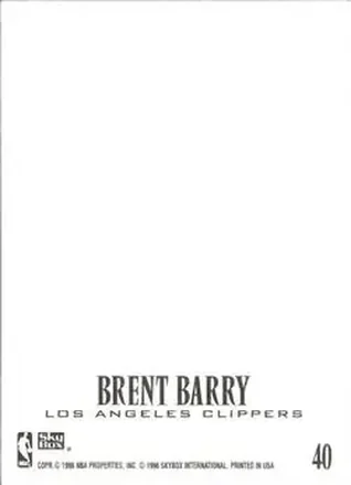 Brent Barry Rückseite