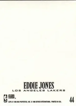 Verso de Eddie Jones