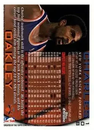 Charles Oakley Rückseite