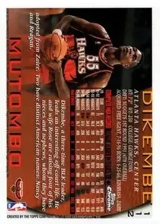 Tył: Dikembe Mutombo
