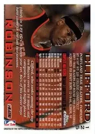 Clifford Robinson Rückseite
