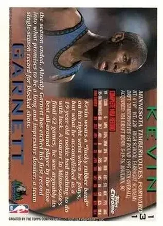 Achterkant van Kevin Garnett