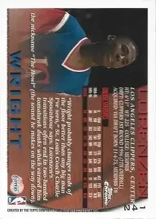 Verso de Lorenzen Wright