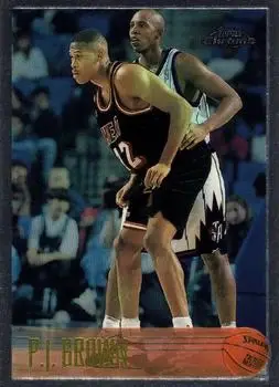 1996-97 Topps Chrome #147 P.J. Brown
