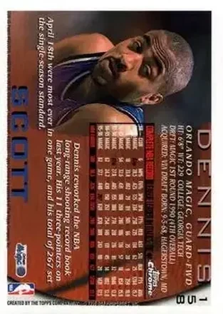 Achterkant van Dennis Scott
