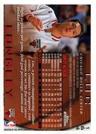 Luc Longley 背面