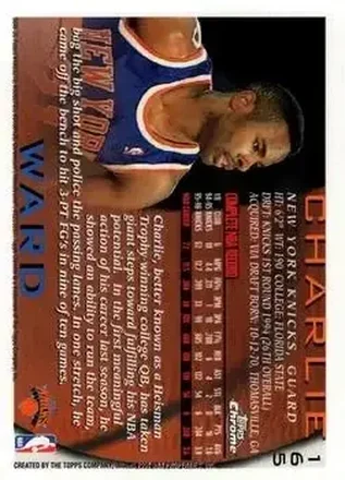 Reverso de Charlie Ward
