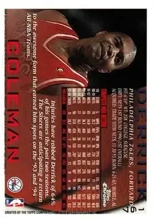 Derrick Coleman 裏面