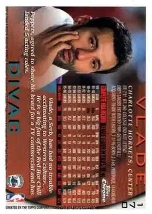 Verso de Vlade Divac