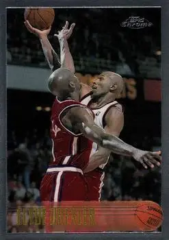 1996-97 Topps Chrome #192 Clyde Drexler