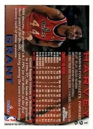 Verso de Harvey Grant