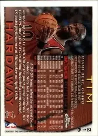 Tim Hardaway Rückseite