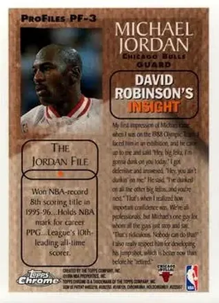 Achterkant van Michael Jordan