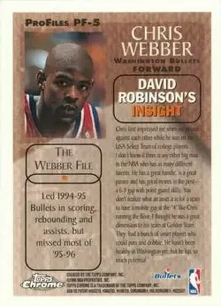 Reverso de Chris Webber