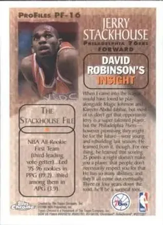 Jerry Stackhouse 裏面