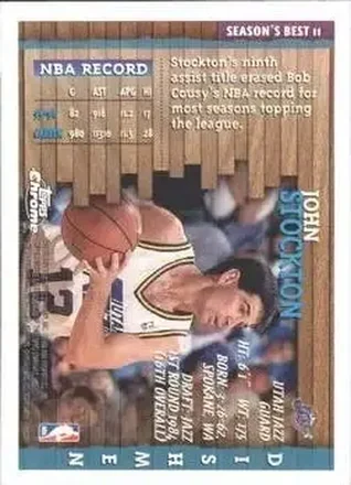 John Stockton Rückseite