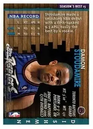 Verso de Damon Stoudamire