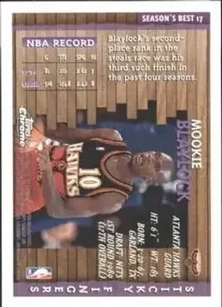 Verso de Mookie Blaylock