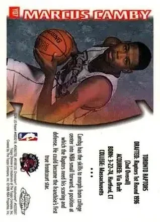 Marcus Camby Rückseite