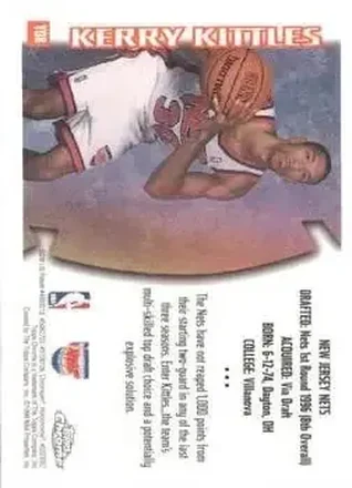 Kerry Kittles Rückseite