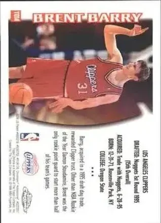 Brent Barry Rückseite